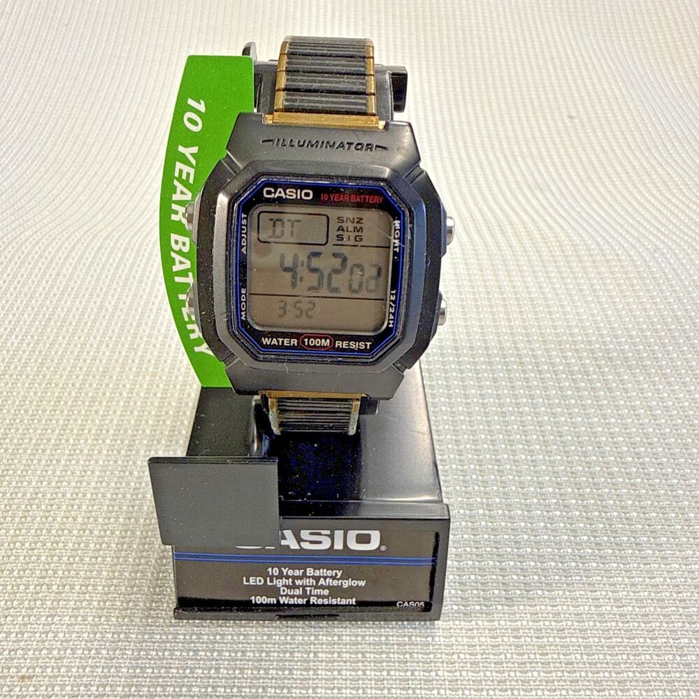 Casio W-800H Digital Sport Watch - 100m - 10 Year Battery - Used